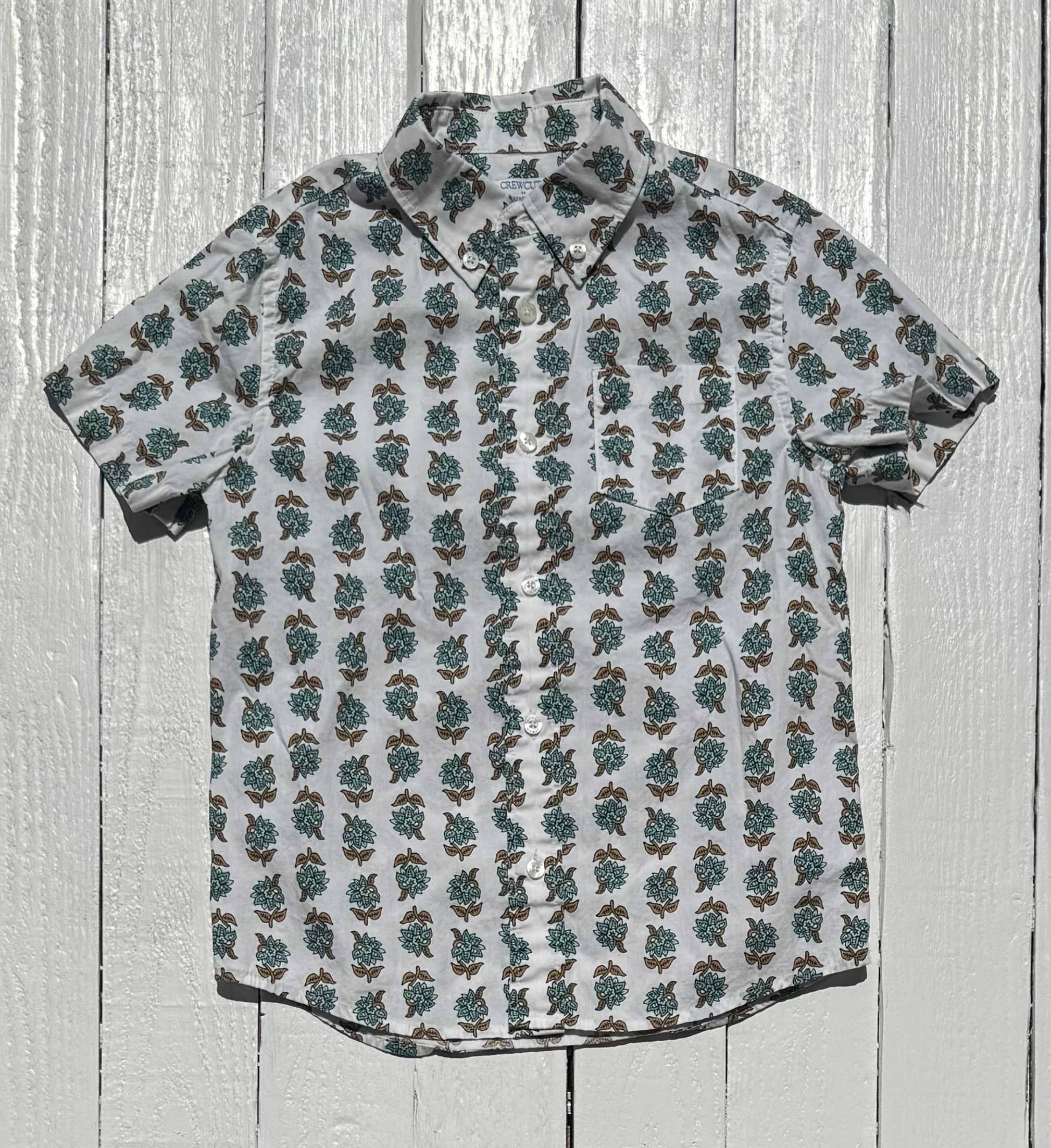Crew Cuts Button Down - 6-7