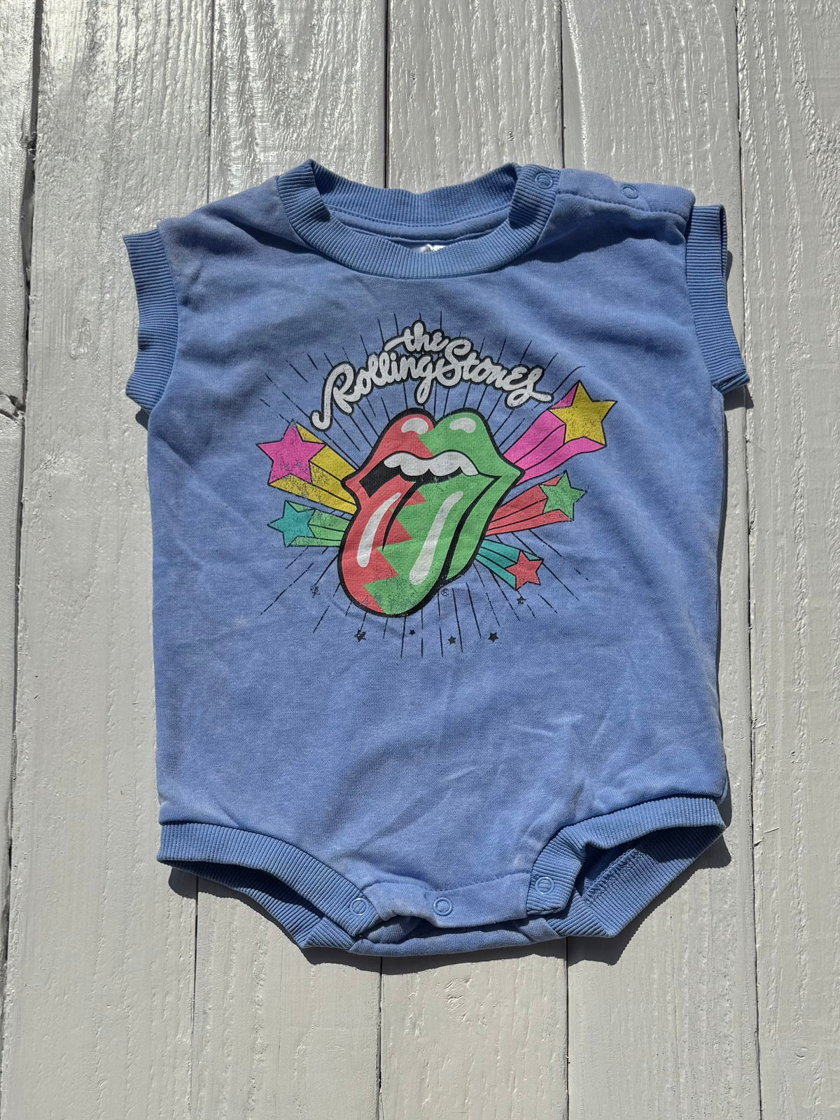 The Rolling Stone Romper - 6-9M