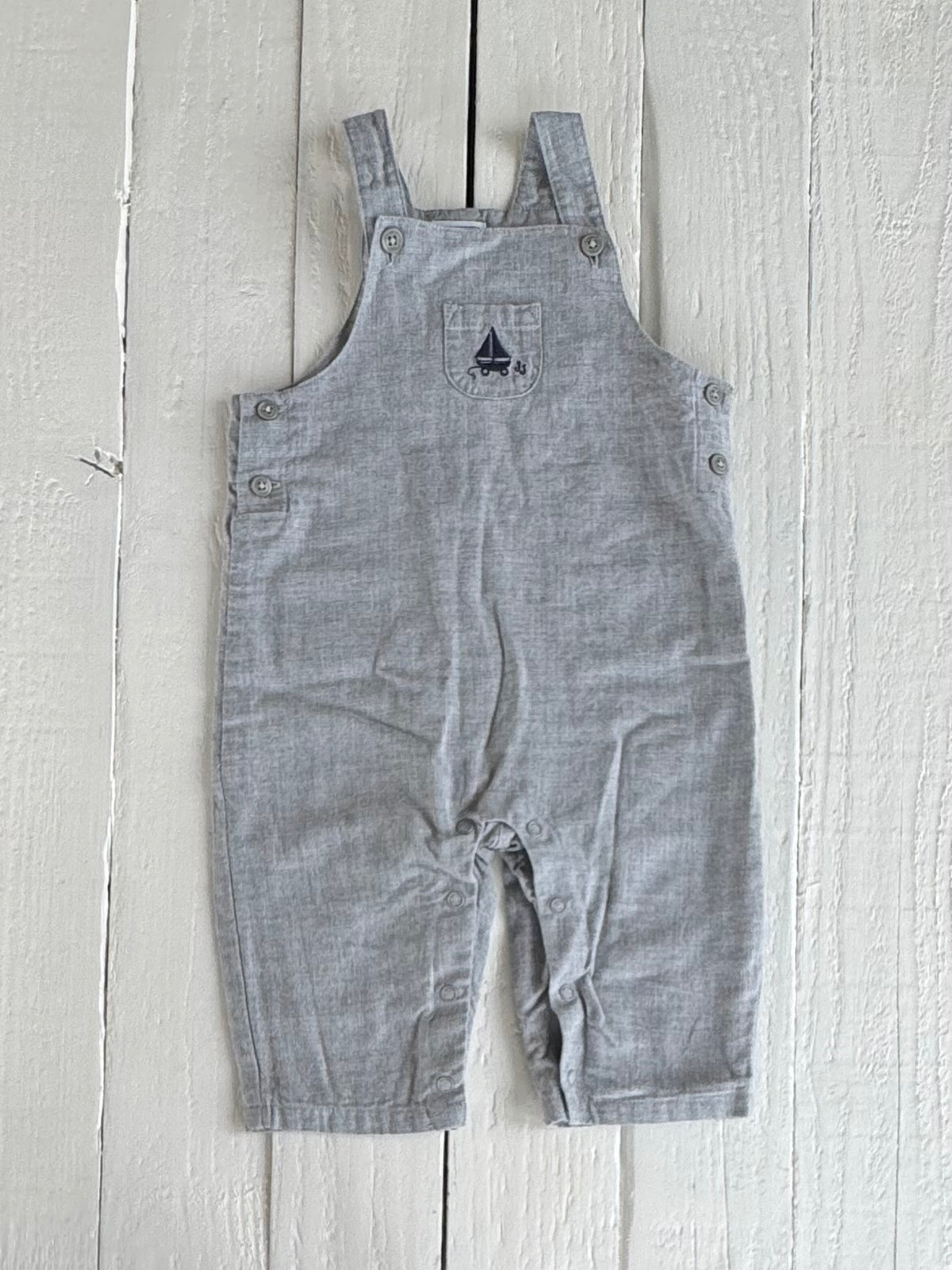 Janie and Jack Overalls - 3-6M