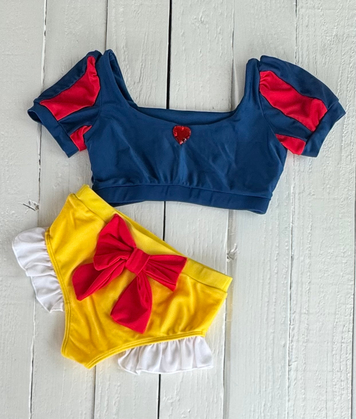 Snow White Bathing Suit - 5-6