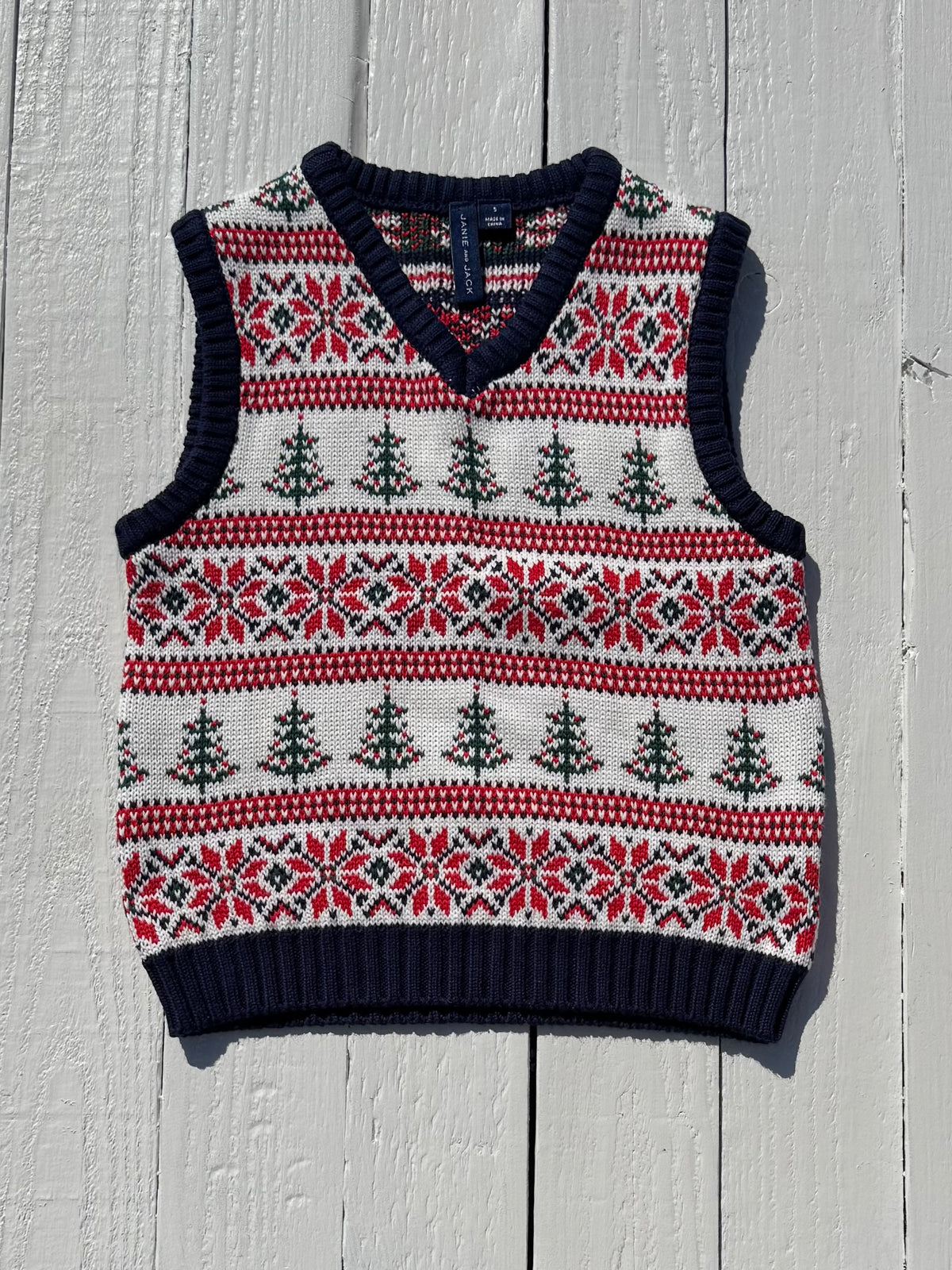 Janie and Jack Sweater Vest - 18-24M