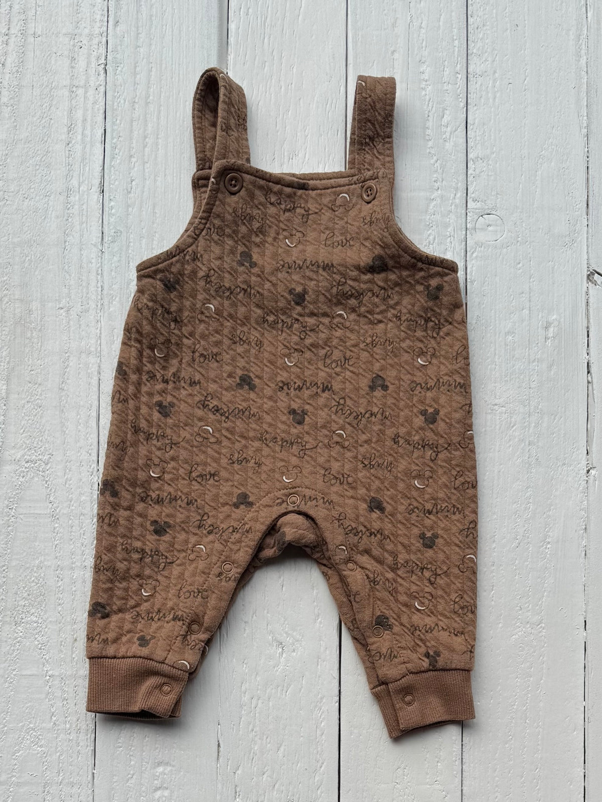 Mickey Overalls - 0-3M
