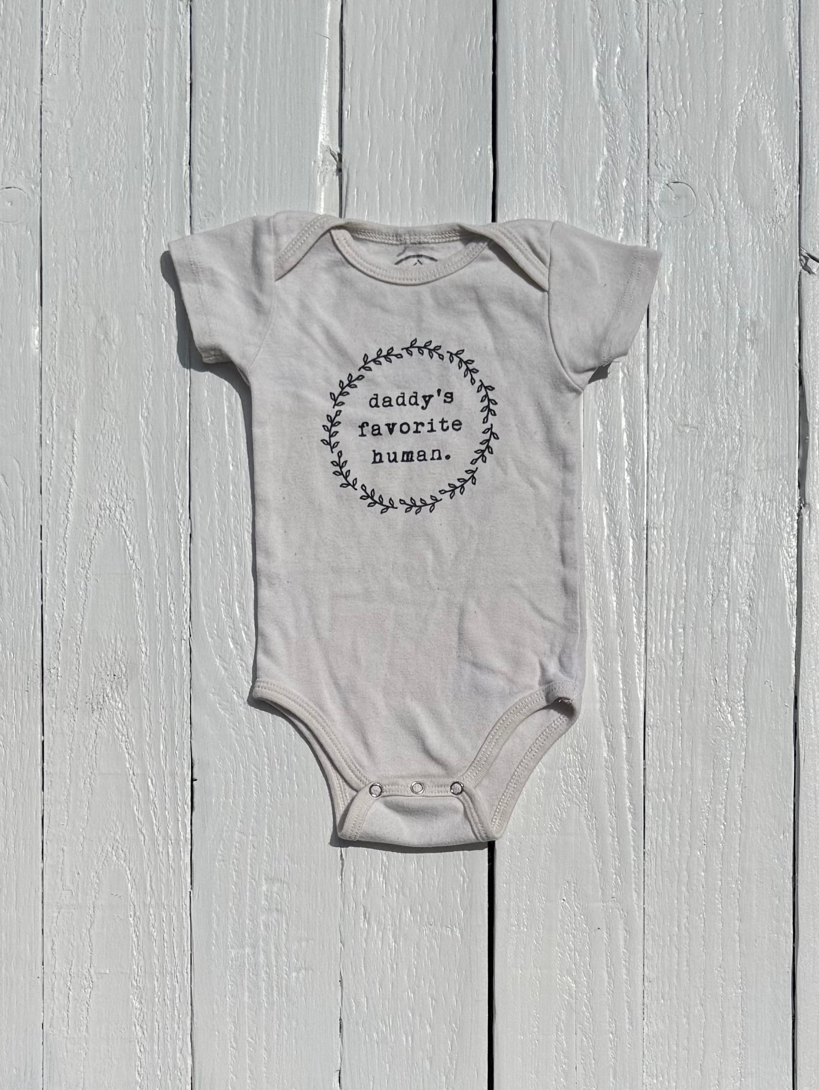 Dad's Favorite Human Onesie - 3-6M