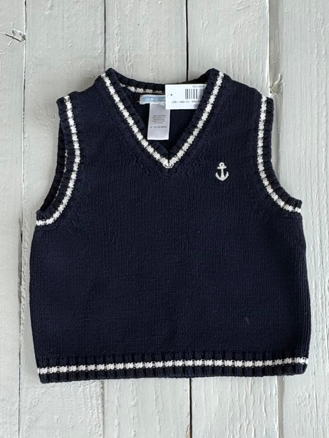 Janie and Jack Sweater Vest - 12-18M