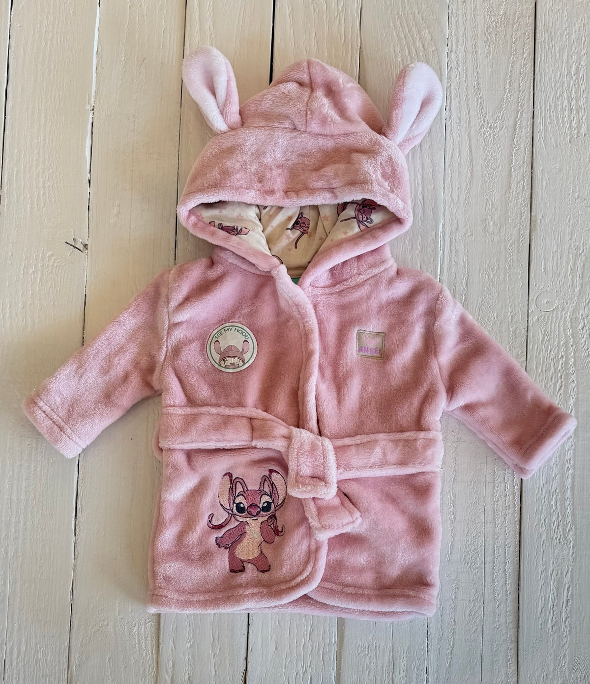 Stitch Robe - 0-3M