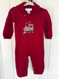 Janie & Jack Layette Red Sweater Romper - 3-6M