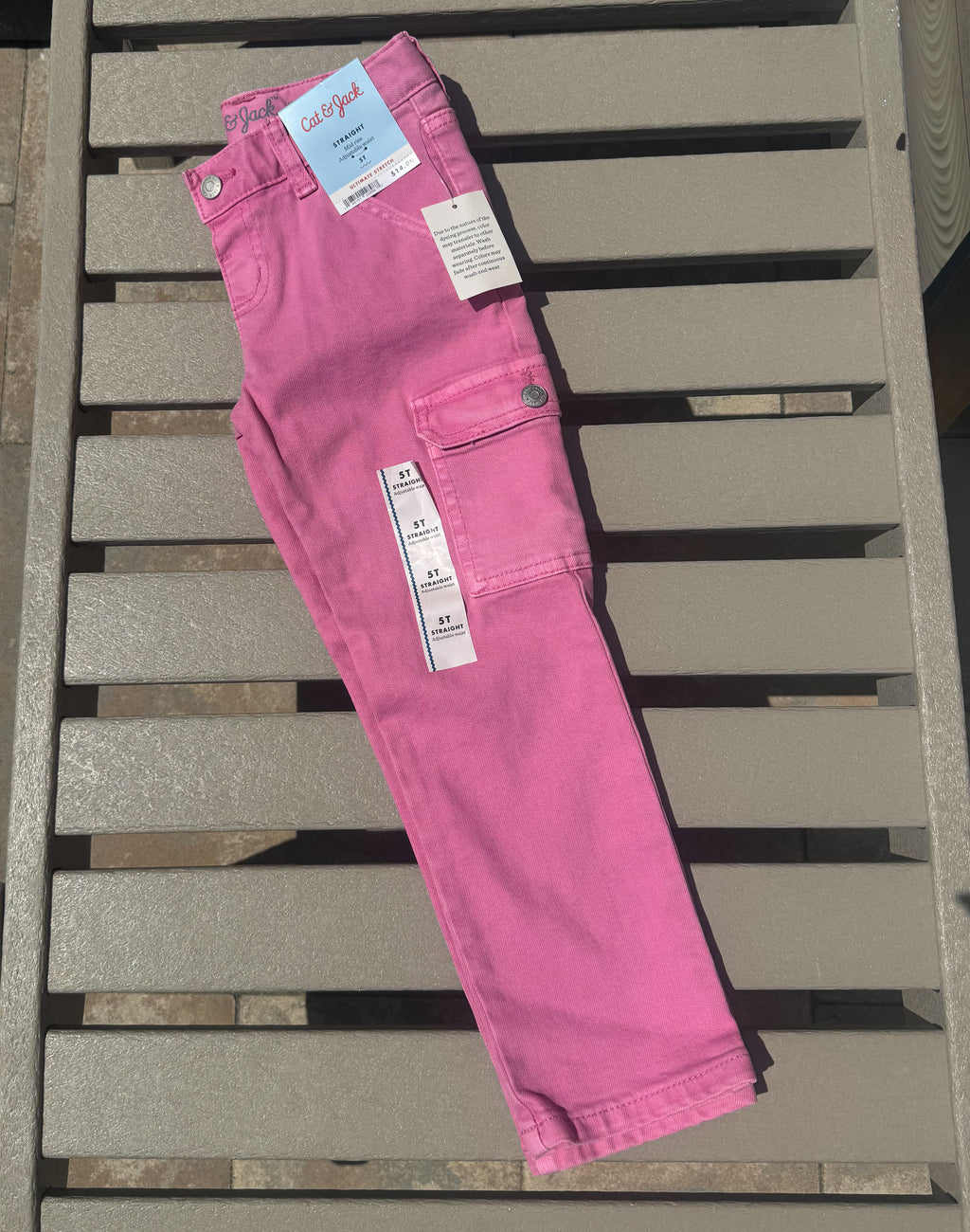 Cat & Jack Pink Cargo Pants - 5T