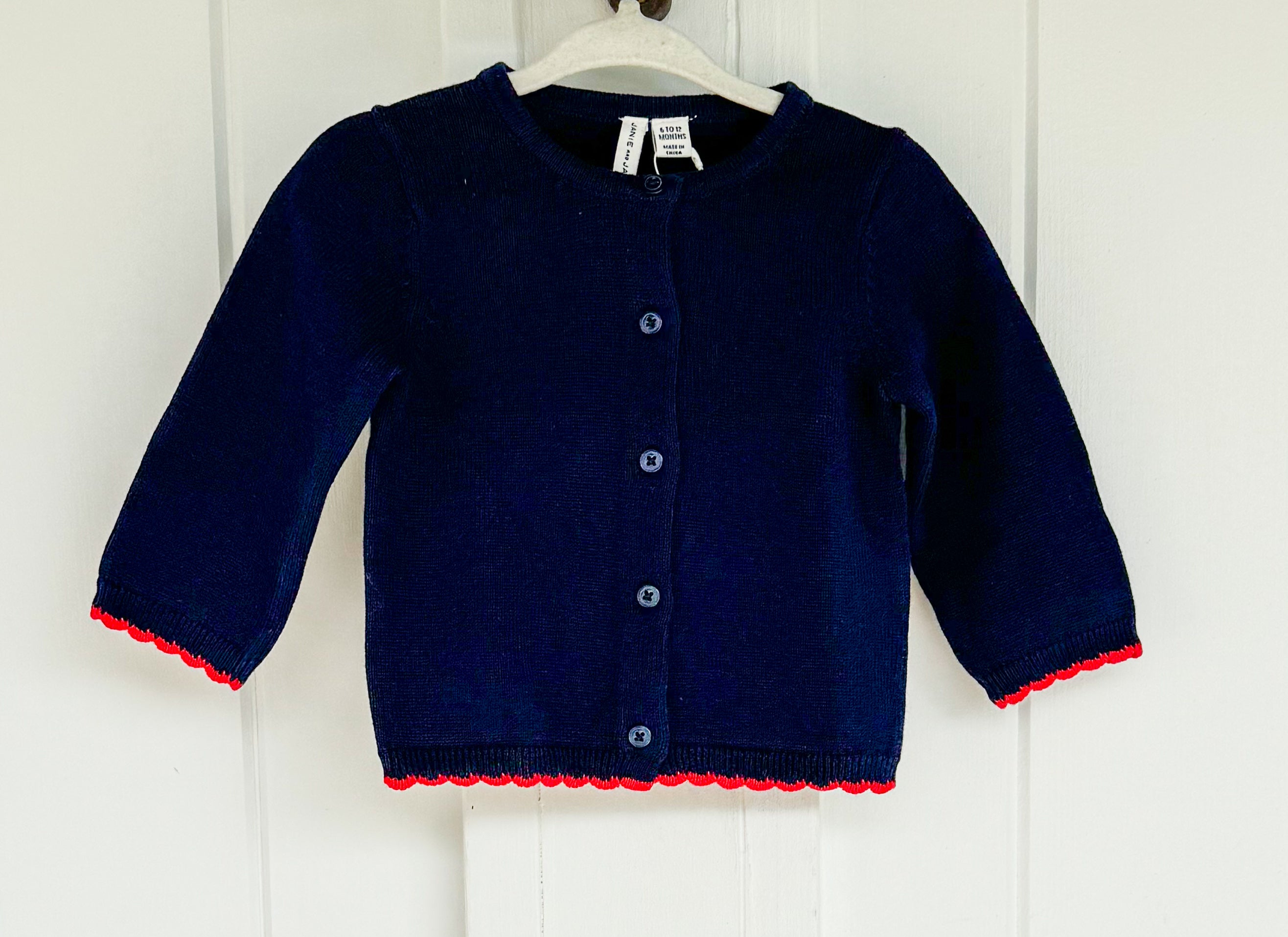 Janie and Jack Cardigan - 6-12M
