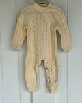 Vignette Cable Knit Romper - 3-6M