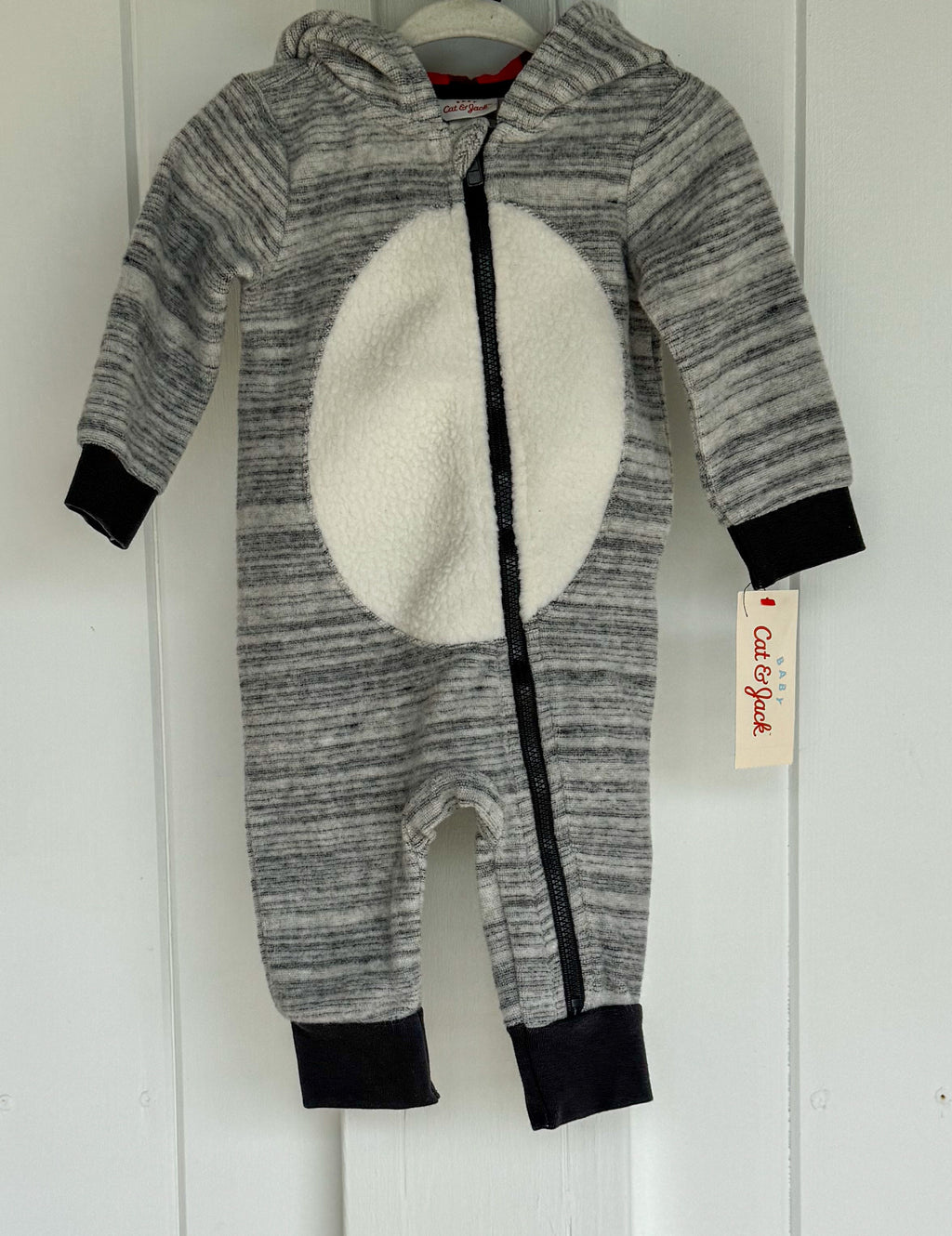 Cat & Jack Fleece One Piece - 3-6M