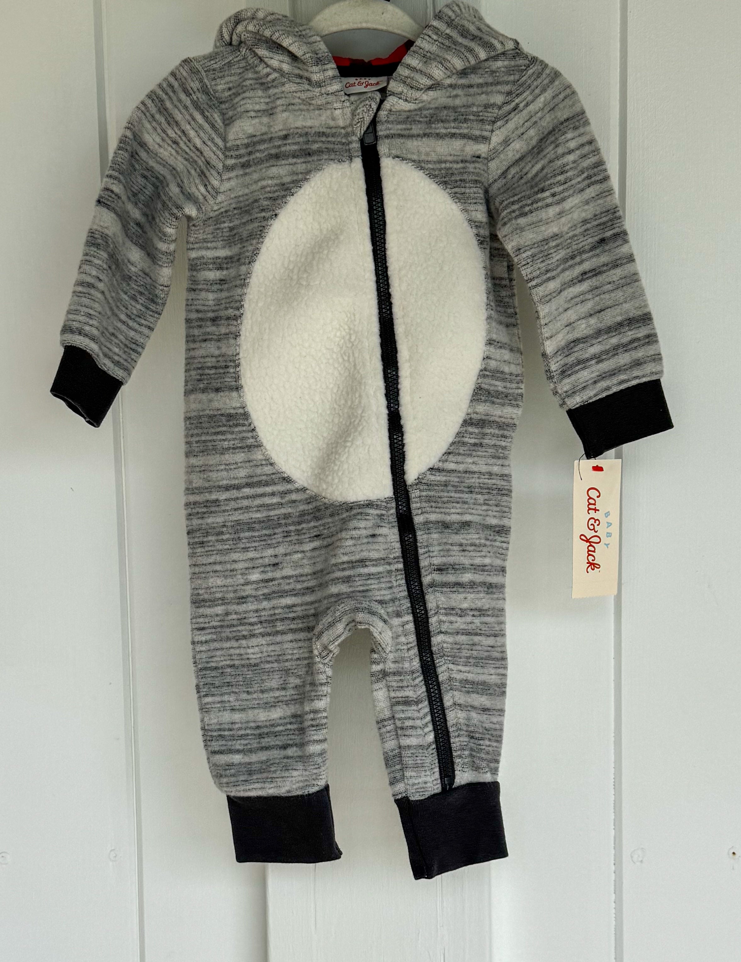 Cat & Jack Fleece One Piece - 3-6M