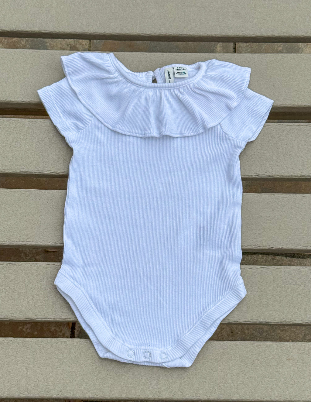 Janie and Jack White Onesie - 3-6M