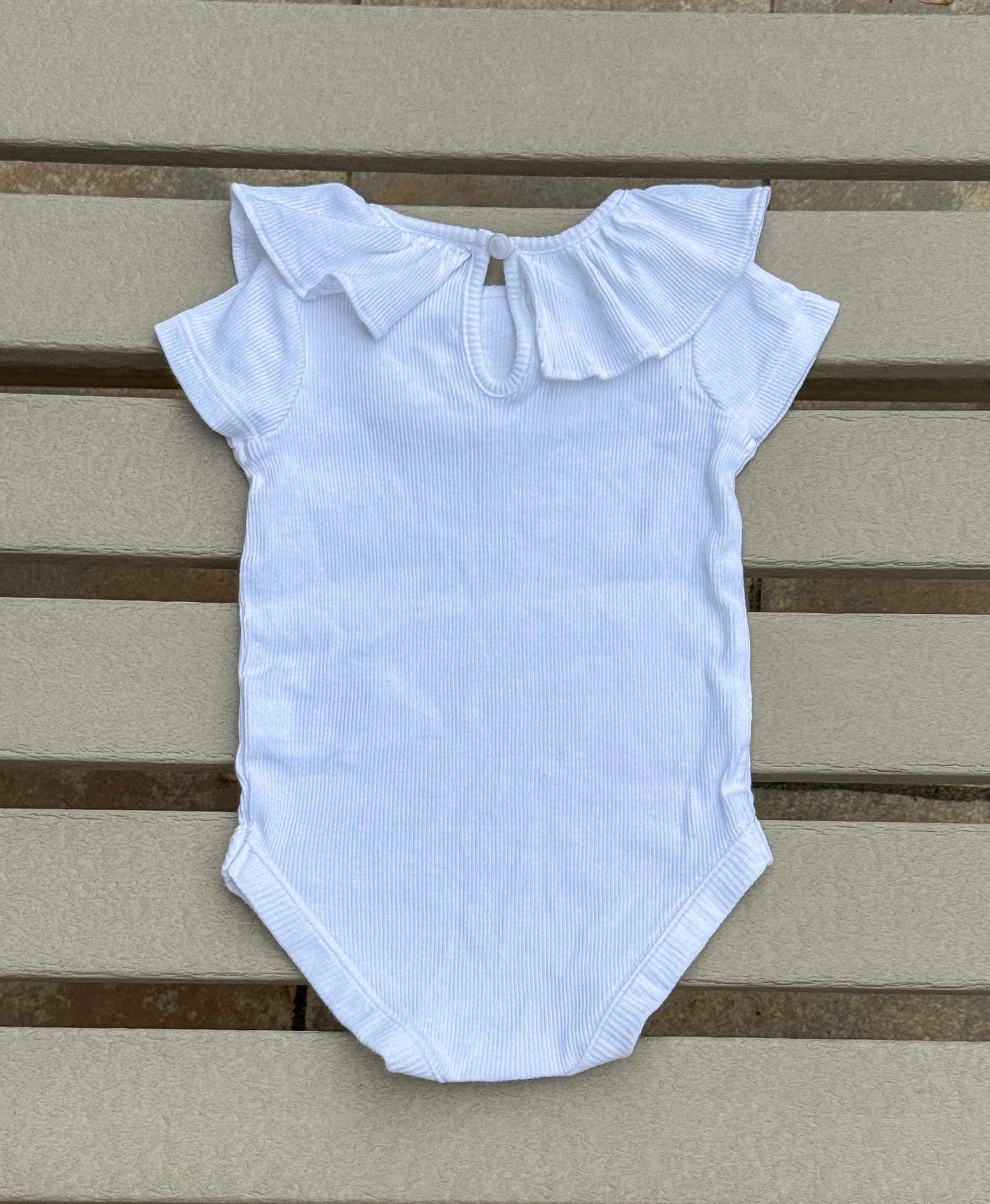 Janie and Jack White Onesie - 3-6M