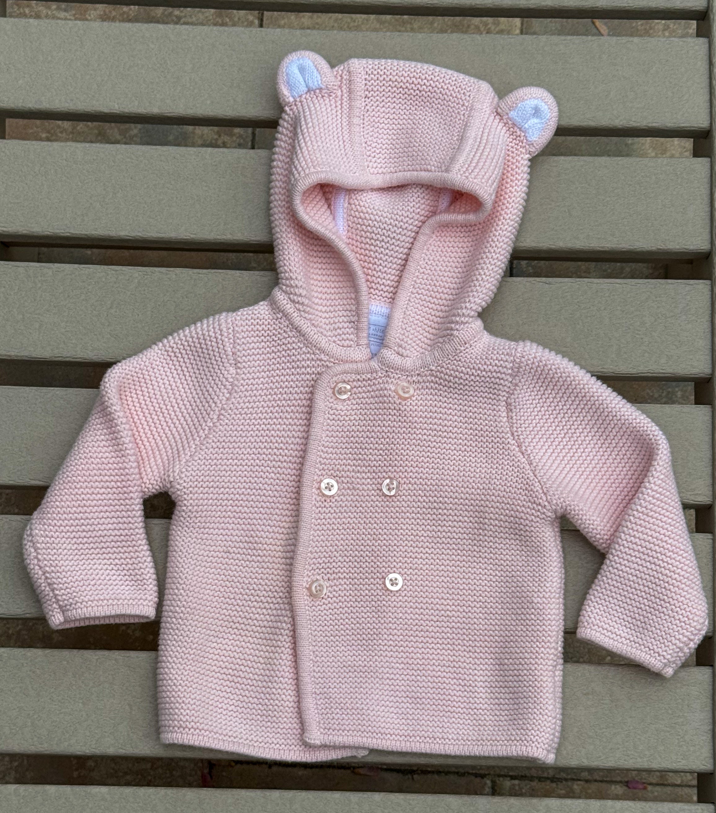 The Little White Company London Knit Jacket - 3-6M