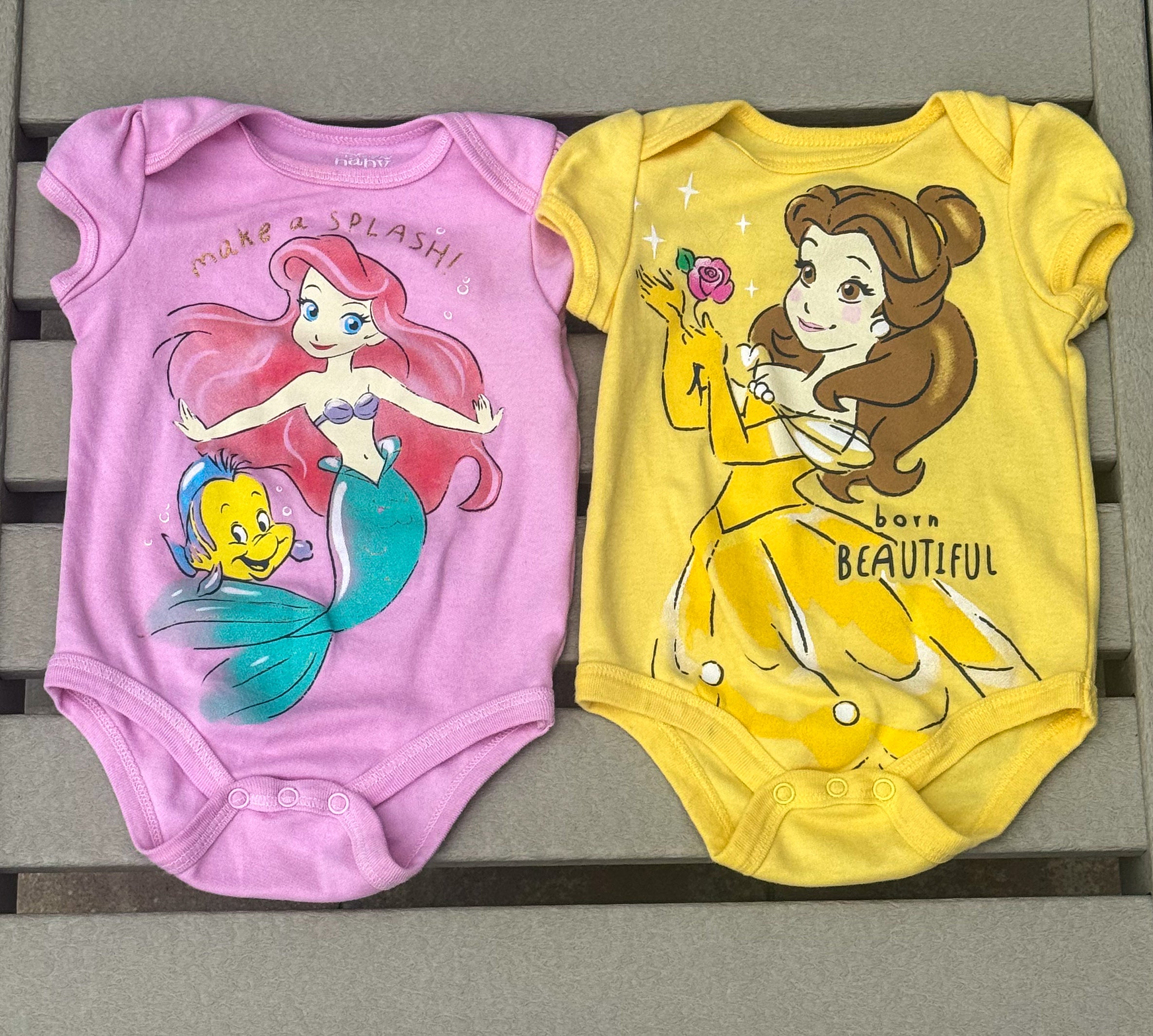 Disney Princess Onesies - 3-6M