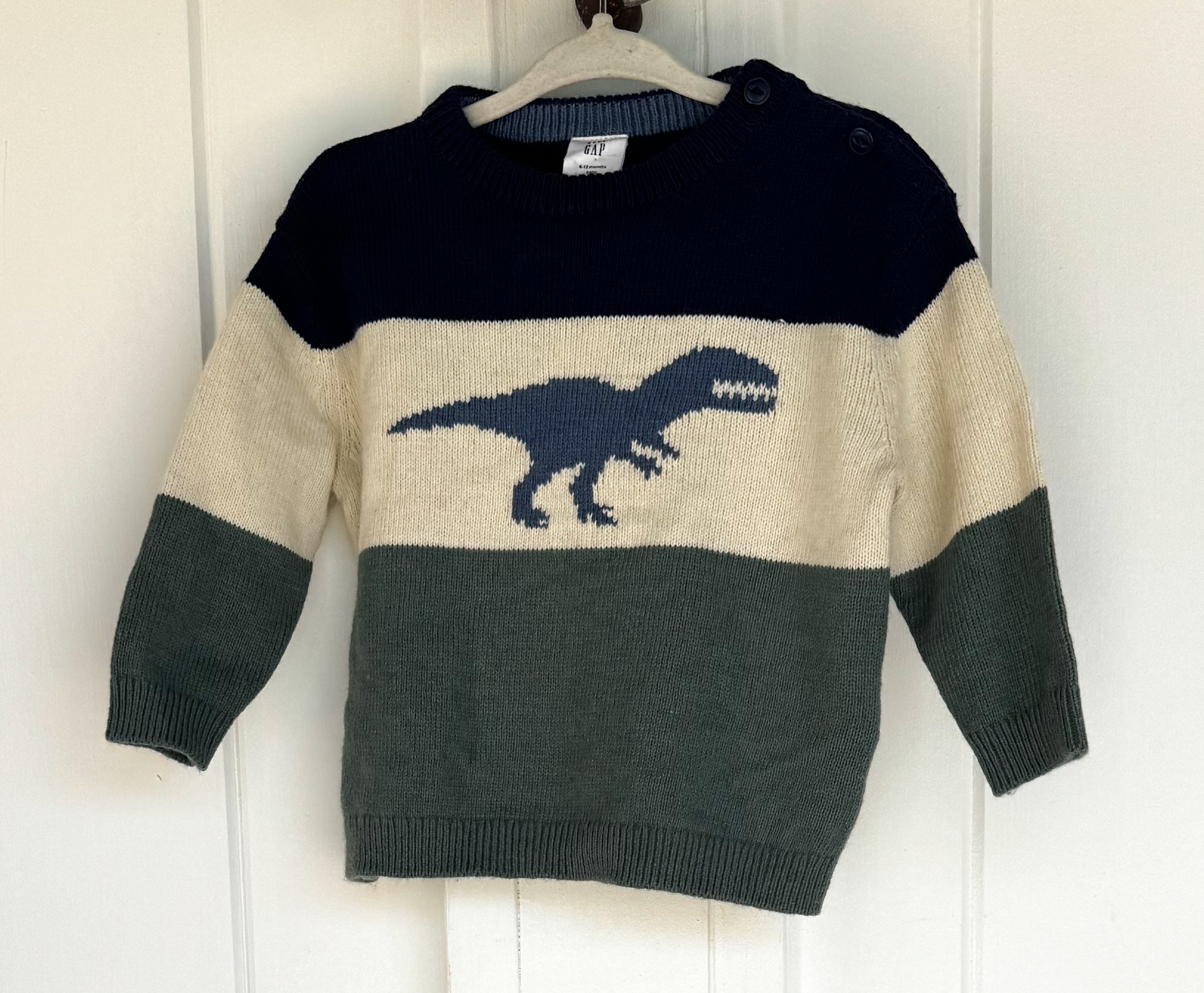 Gap Dino Sweater - 6-12M