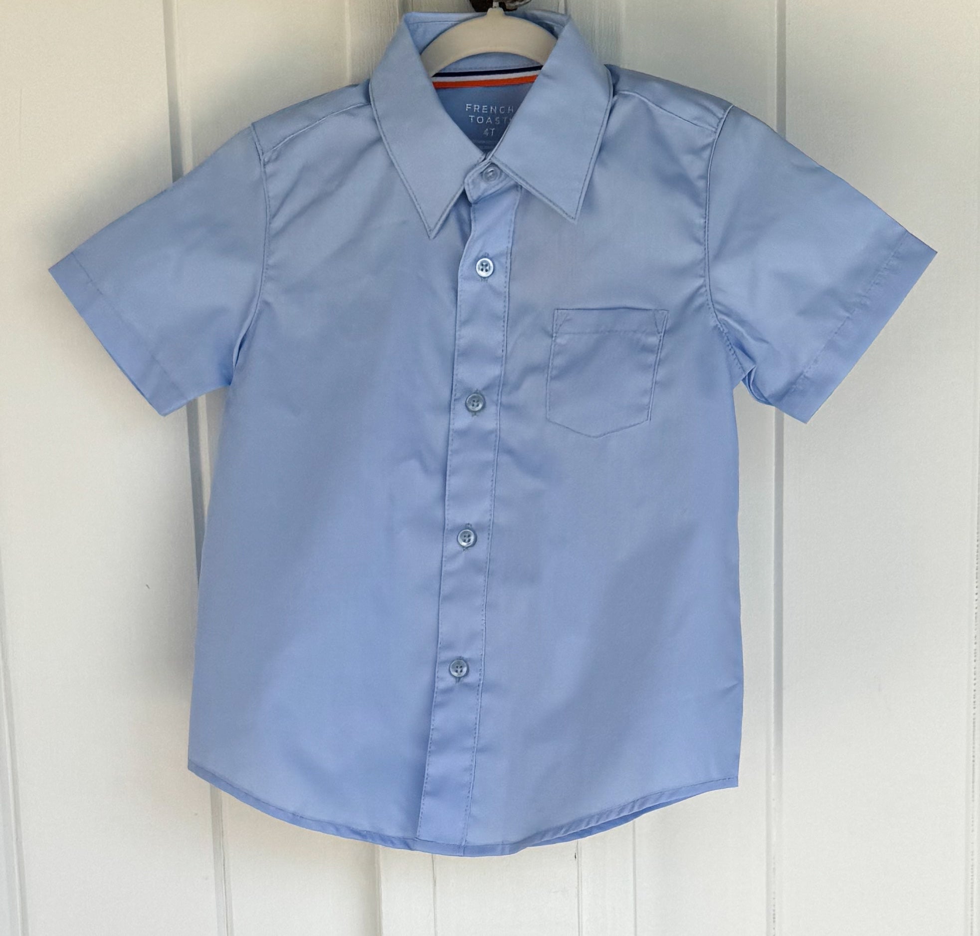French Toast Short Sleeve Oxford Uniform Shirt - 4T