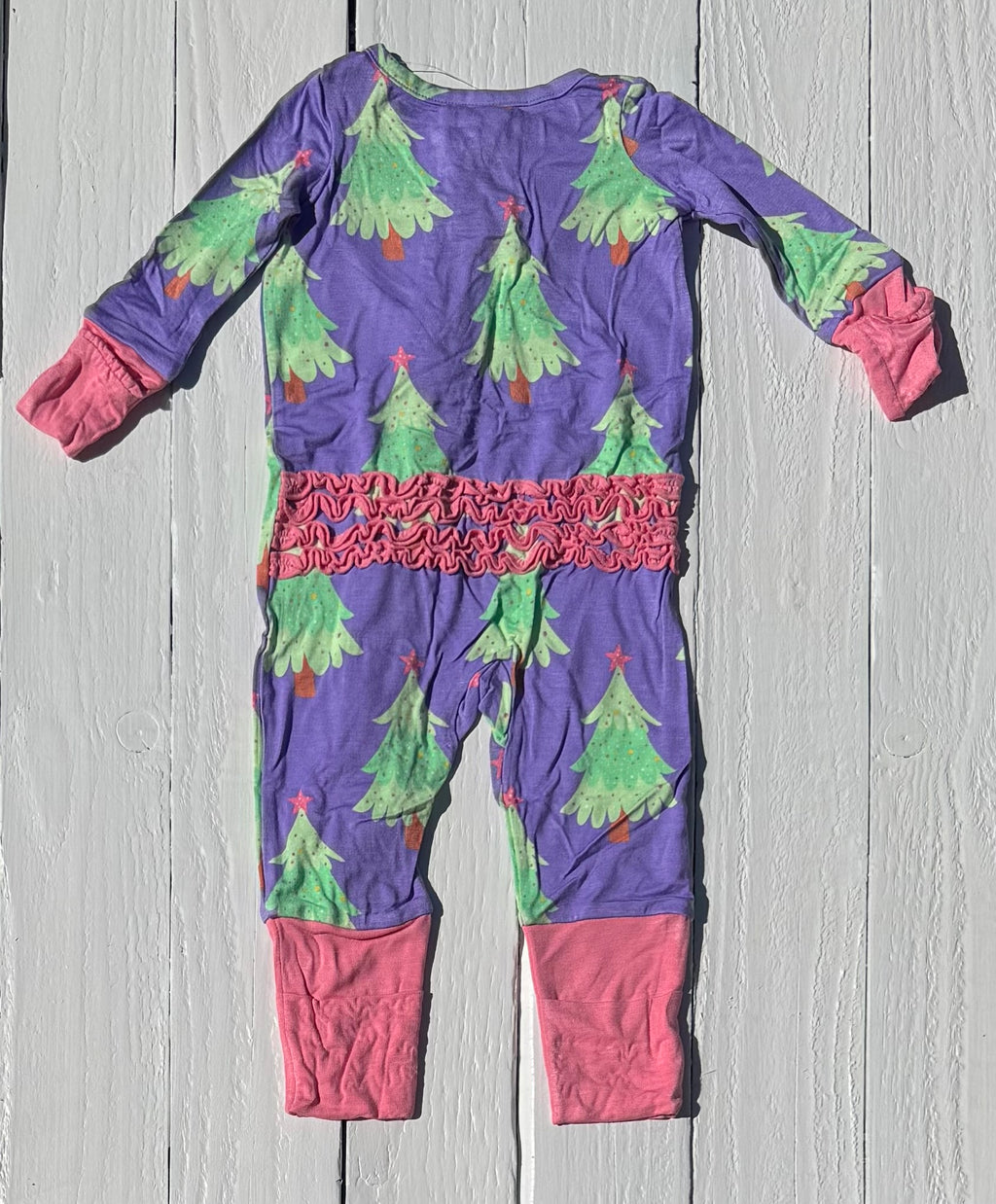 Ruffle Butts Christmas Jammies - 0-3M
