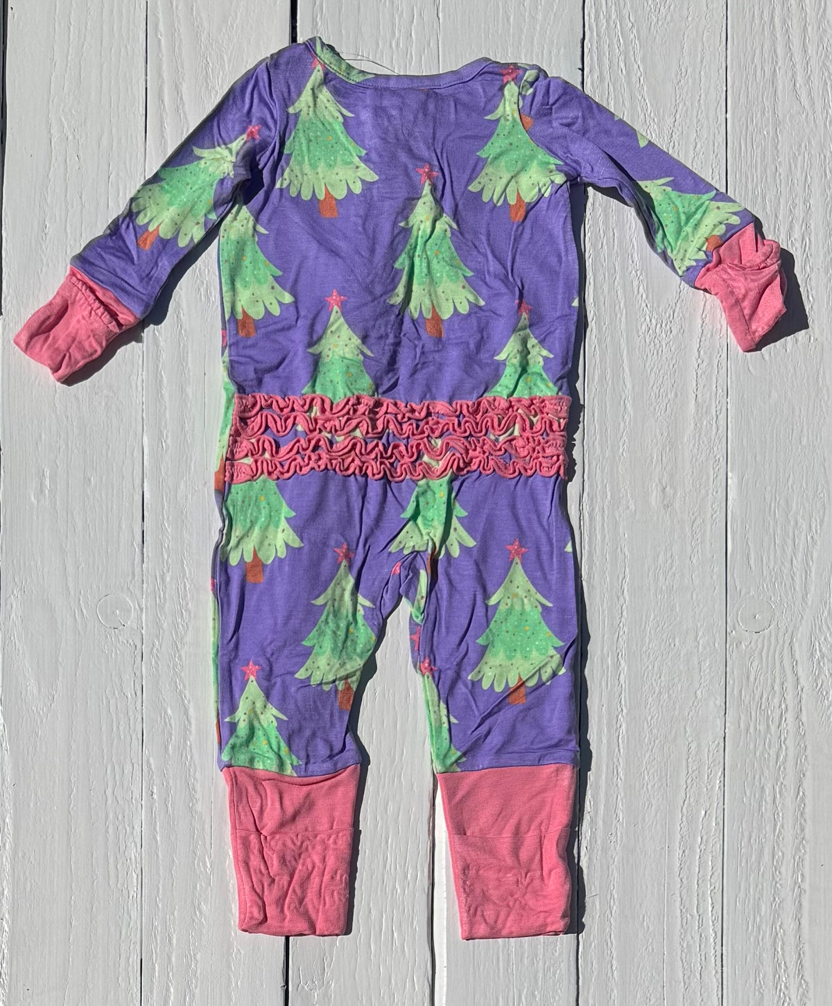 Ruffle Butts Christmas Jammies - 0-3M