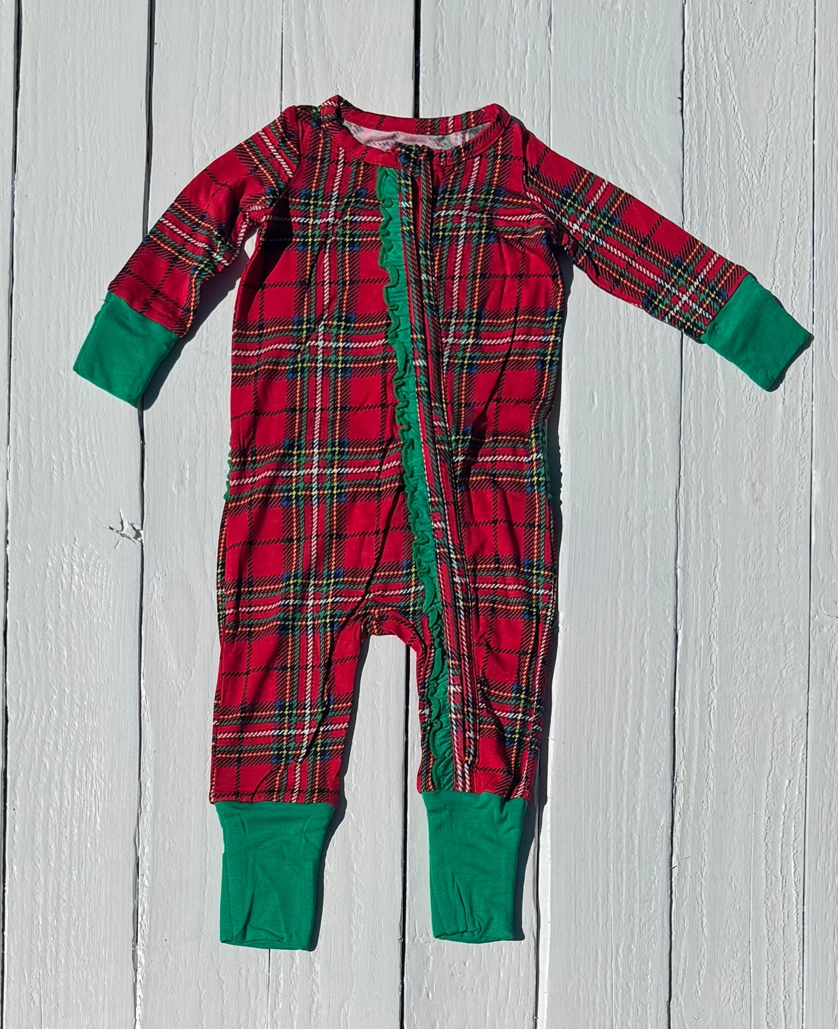 Ruffle Butts Christmas Jammies - 0-3M