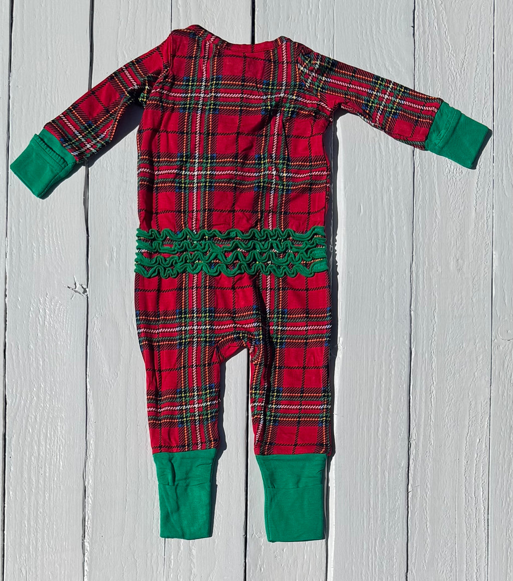 Ruffle Butts Christmas Jammies - 0-3M