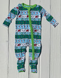 Ruffle Butts Christmas Jammies - 3-6M
