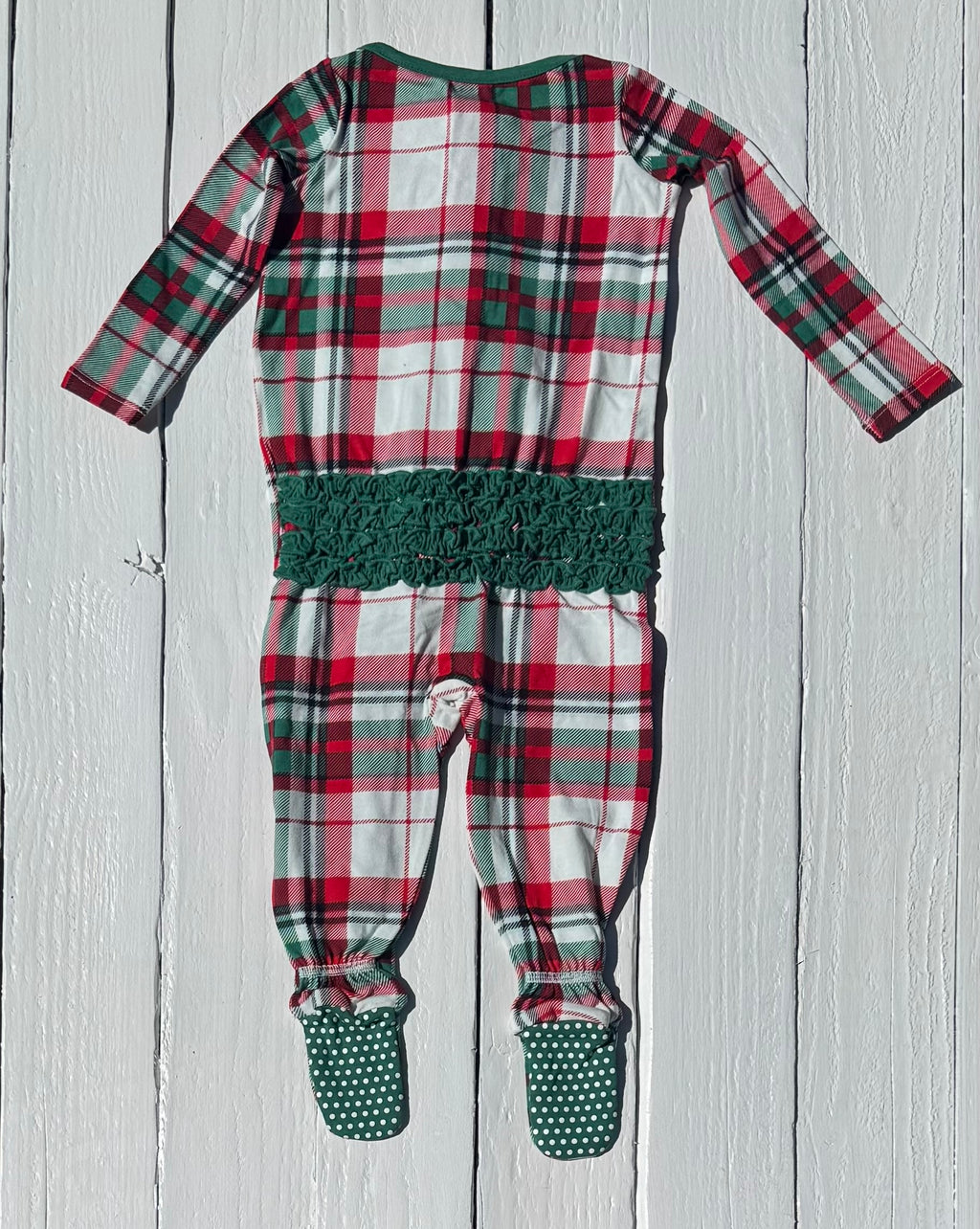 Ruffle Butts Christmas Jammies - 3-6M