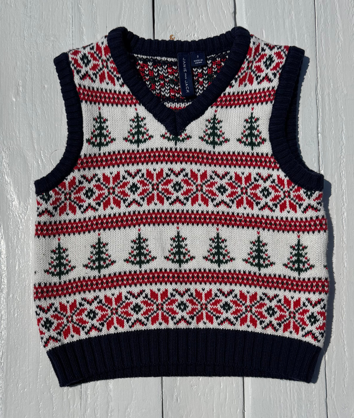 Janie and Jack Sweater Vest - 3T