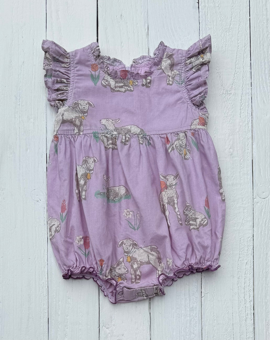 Pink Chicken Romper - 12-18M