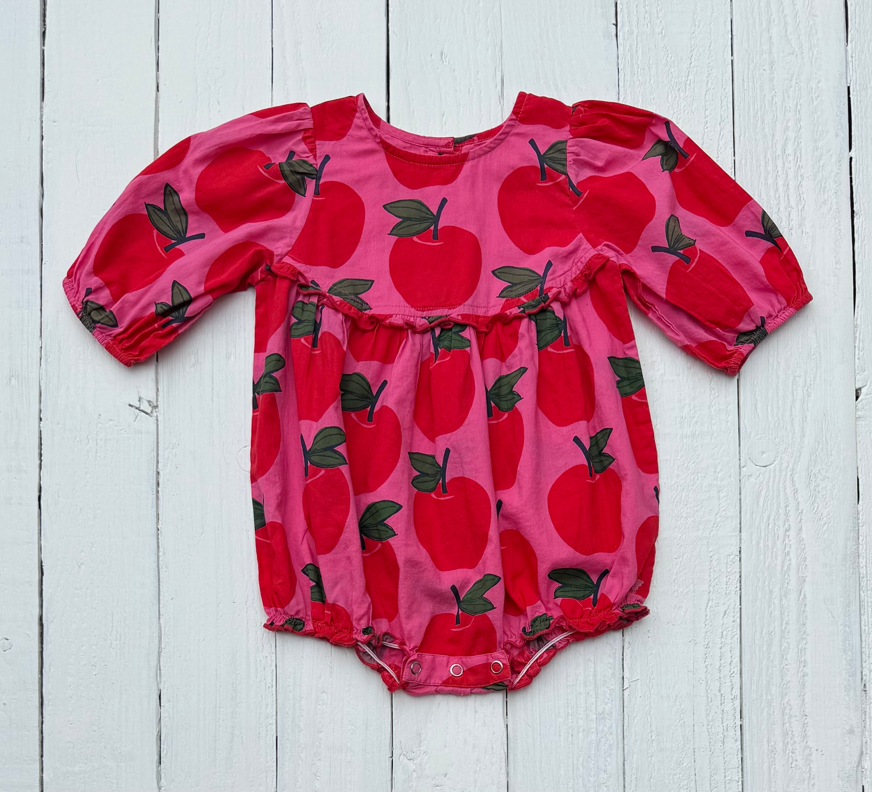 Pink Chicken Bubble Romper - 18-24M
