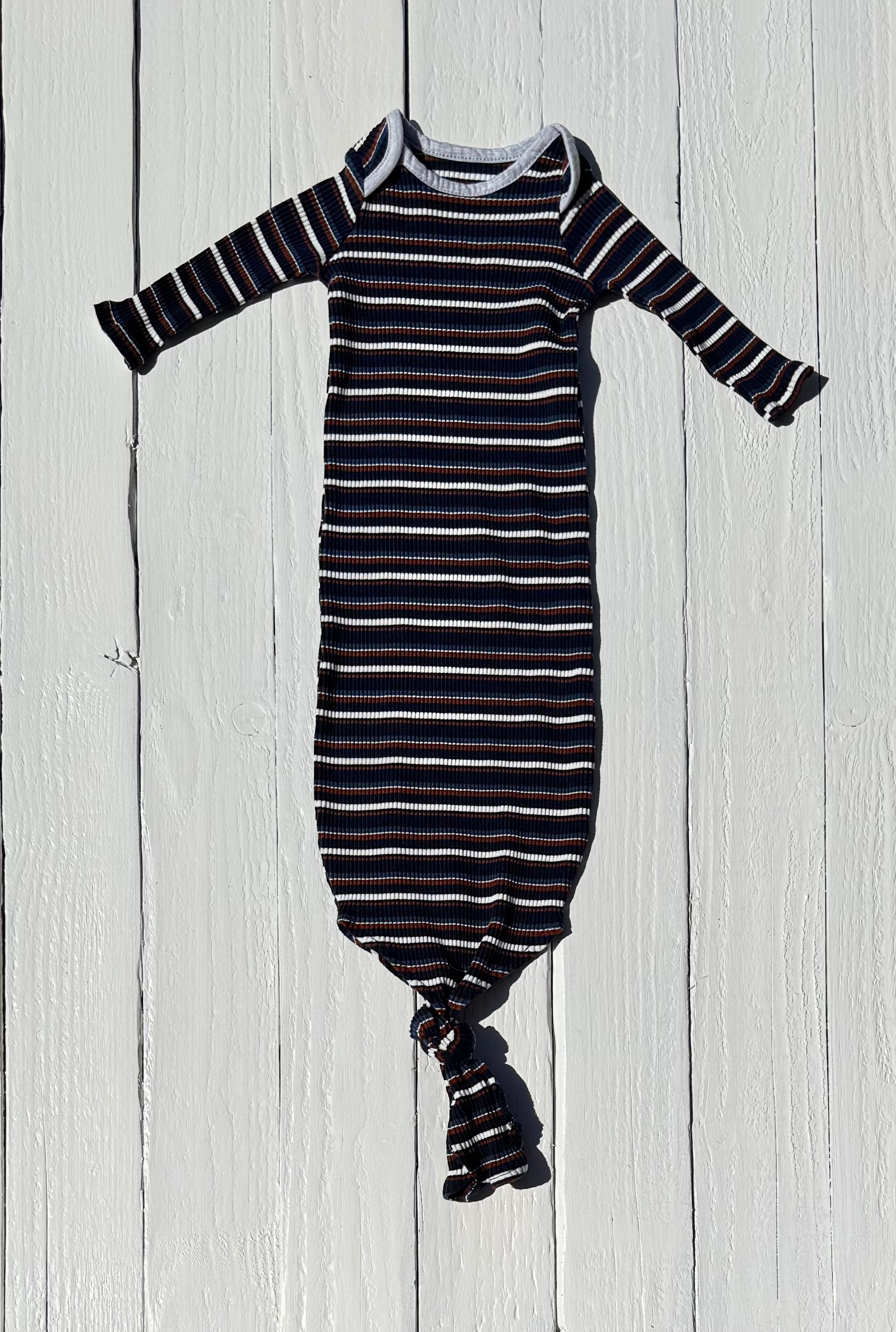 Mud Pie Knot Gown - 0-3M
